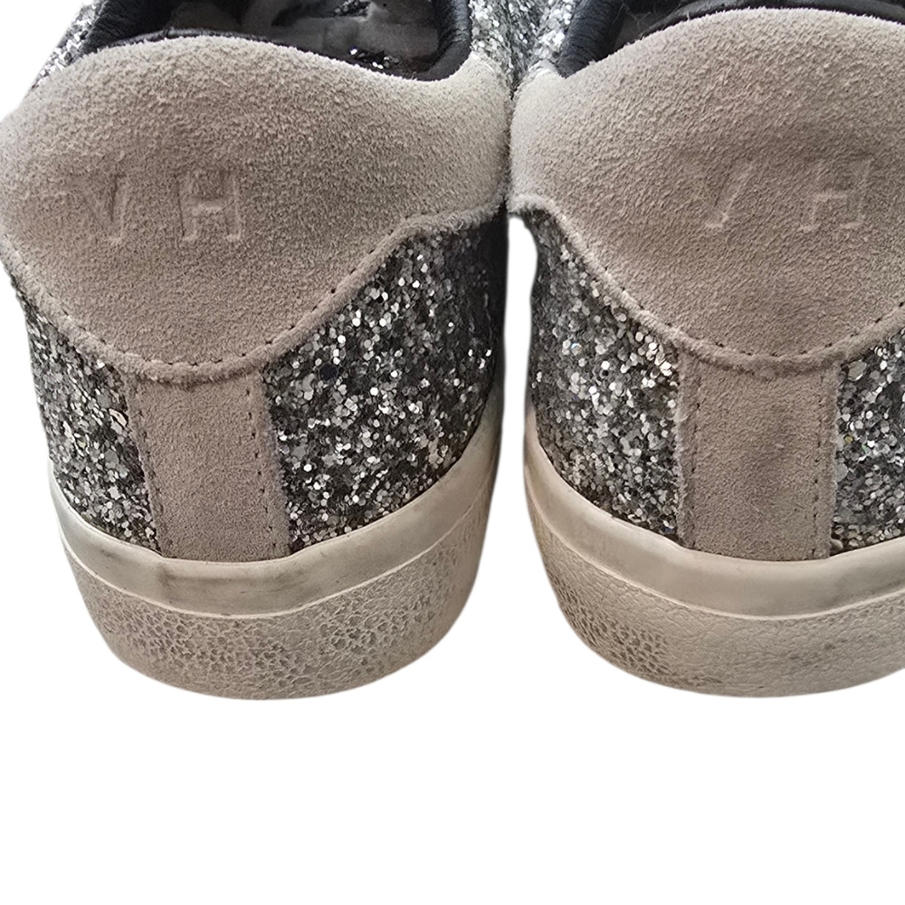 Vintage Havana Regiba Star Women's Glitter Sneakers Size 10. - Picture 2 of 10